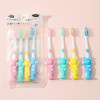 Set of children's toothbrushes, soft (3-10 years old), 4 pcs